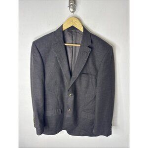 Austin Reed Blazer 42R Men’s 100% Wool Brown Gray Houndstooth Sport Coat